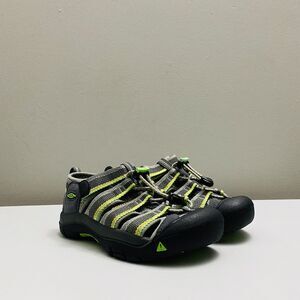 KEEN Newport H2 Boys Waterproof Sport Sandals 1014266 Racer Gray/Green Size 1